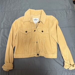 Hollister cropped Corduroy jacket